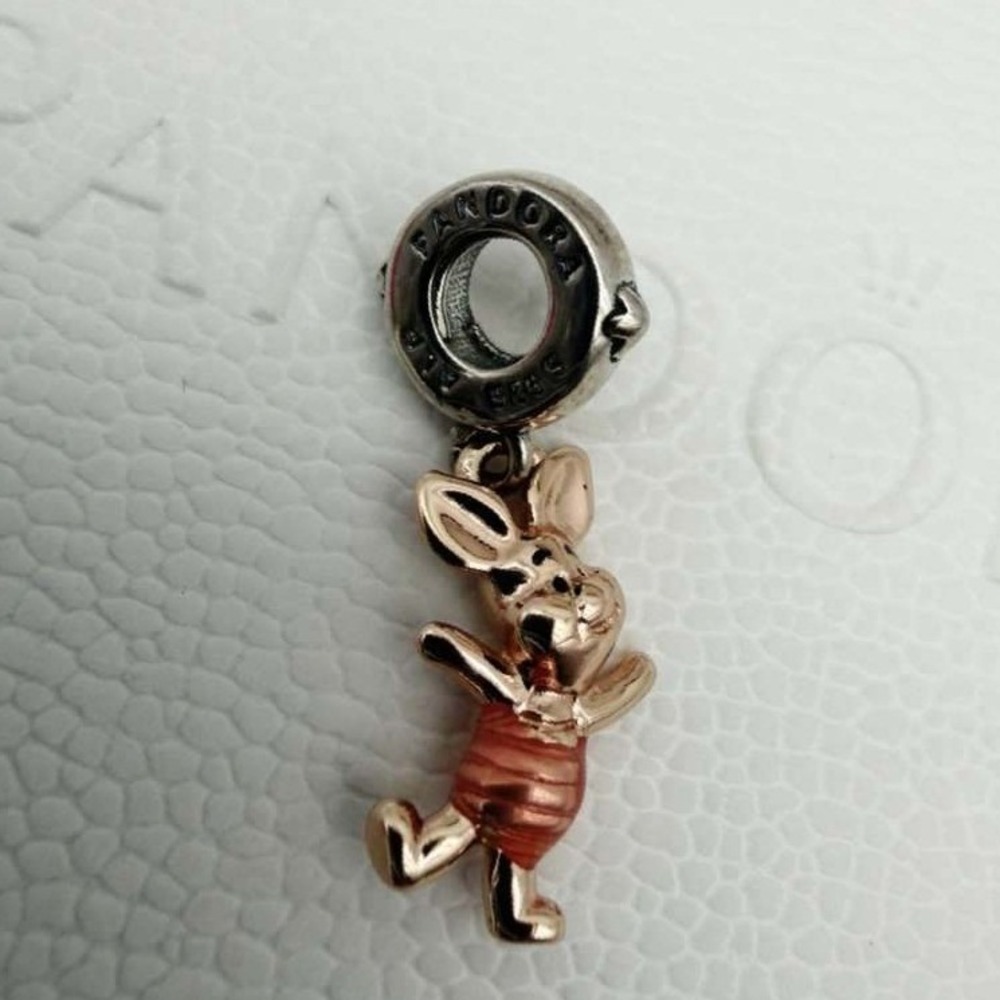Pandora Disney Winnie the Pooh Piglet‎ Dangle Charm - S925 Sterling Silver - NWT